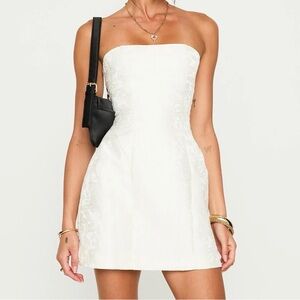 Heaven Sent Strapless Mini Dress